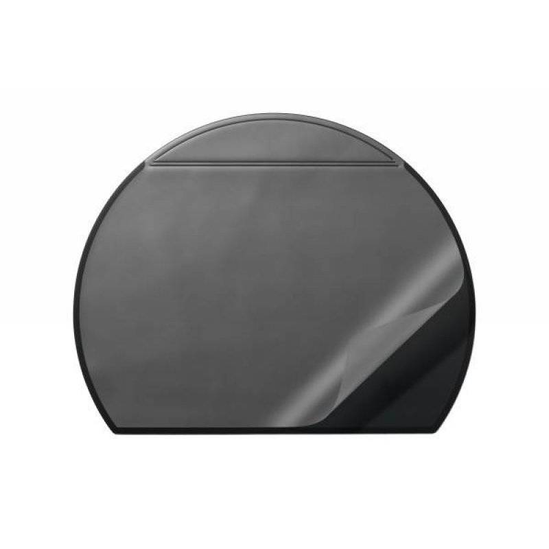Durable 7290 01 Desk Mat 7290 Semi Circle with Overlay